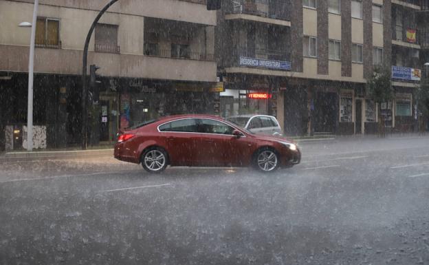 Salamanca recibió ayer 1.080 rayos durante la tormenta de la tarde