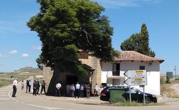 Misa al patrón con mascarilla