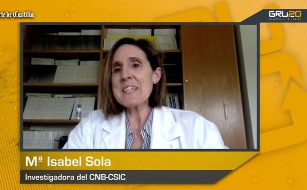 Isabel Sola: «La extraordinaria capacidad de transmisión de la covid-19 es muy superior al de otros virus»