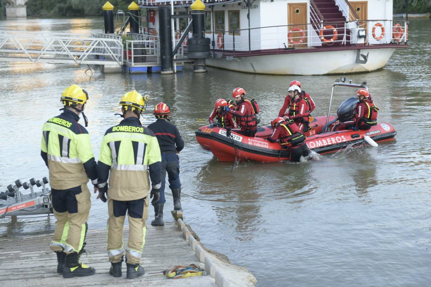 Tercer día de búsqueda del hombre de 36 años que intentó cruzar a nado el Pisuerga en Valladolid