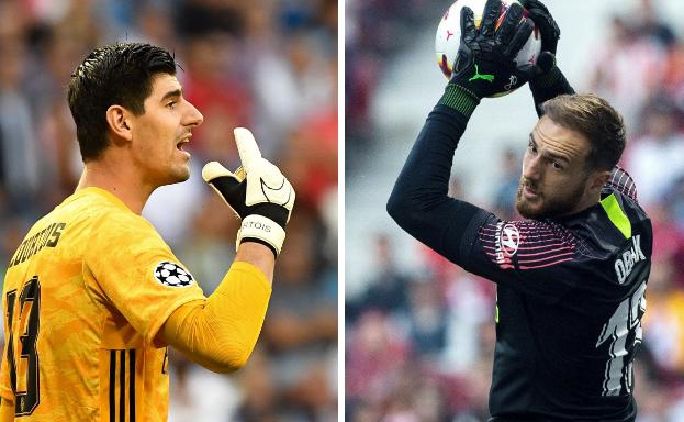 Courtois y Oblak, una carrera contrarreloj por el Zamora más disputado