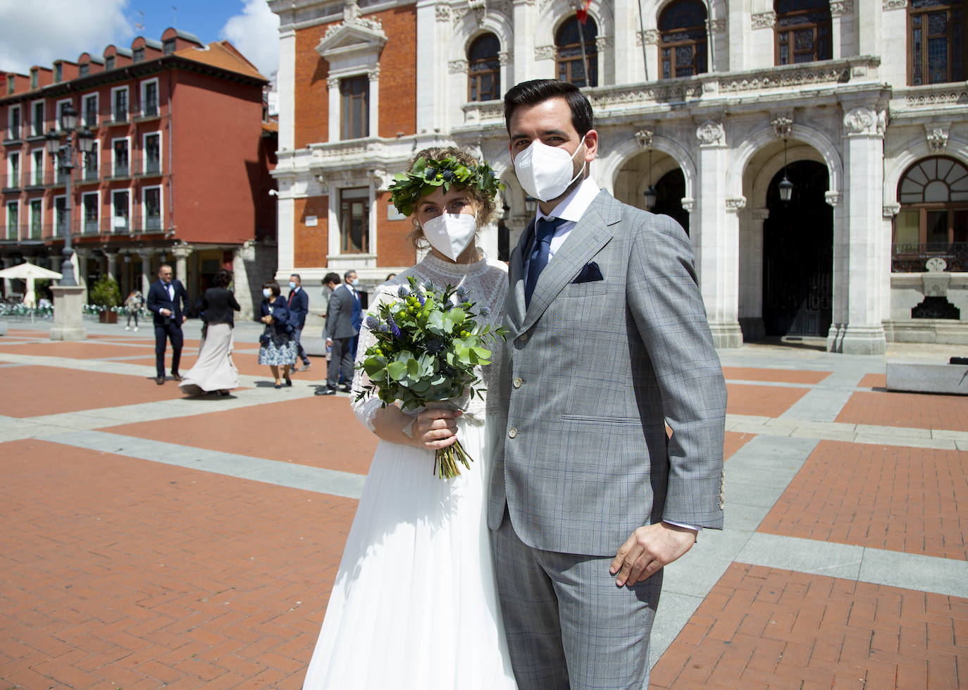 David y Rowena se casan en Valladolid: límite de invitados, mascarillas en la ceremonia