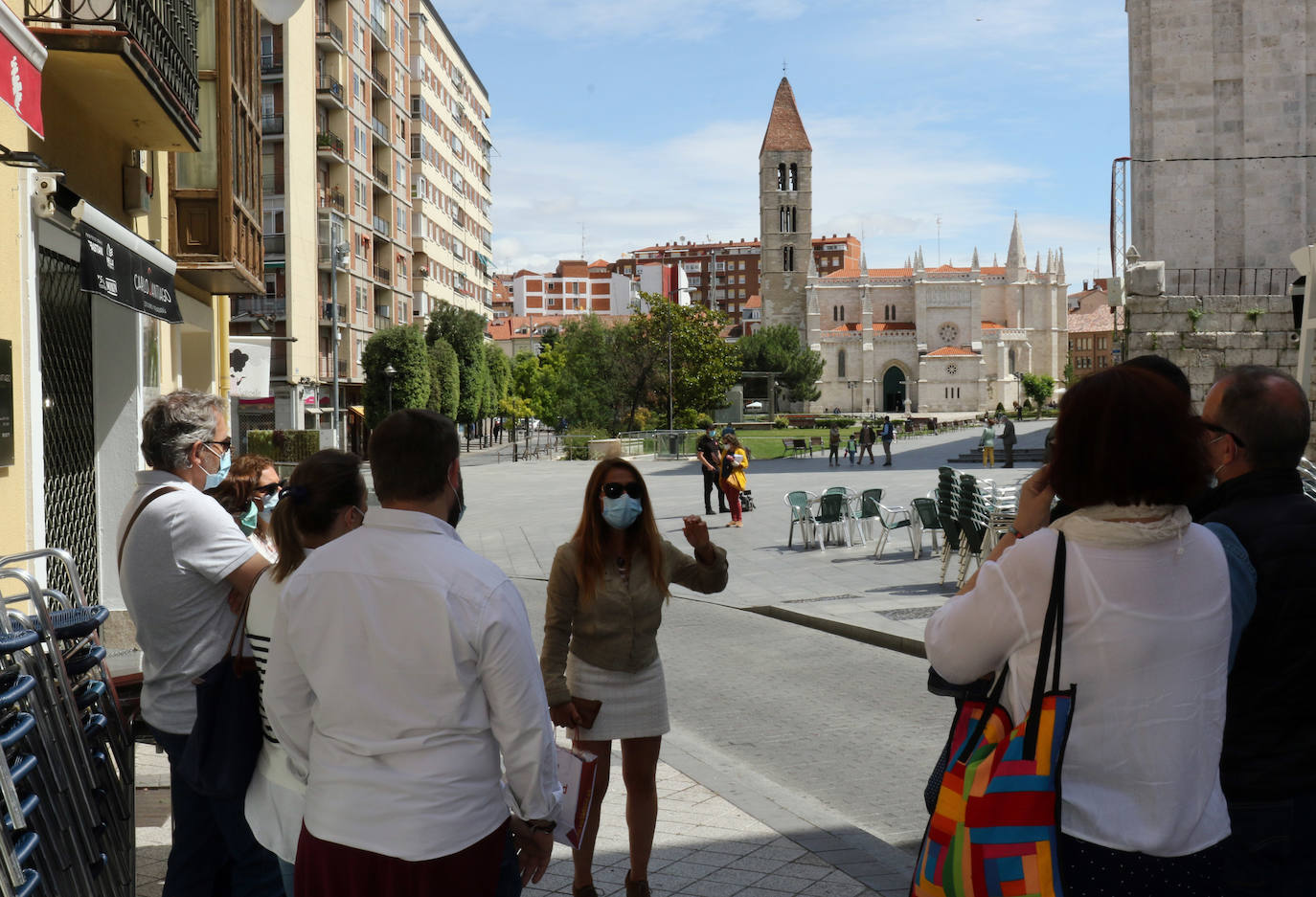 Primeras visitas turísticas guiadas por Valladolid tras el confinamiento