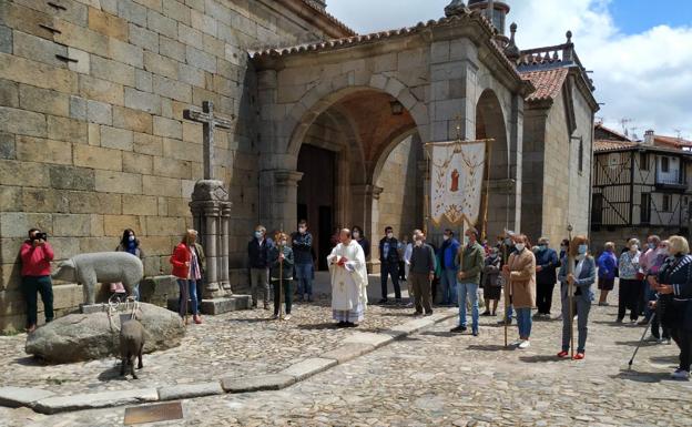 Bendición del marrano de San Antón en La Alberca con las medidas de protección precisas