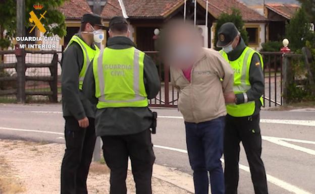 Así fue la operación 'Madrejita' para detener al investigado por el fuego que arrasó parte de Guadarrama