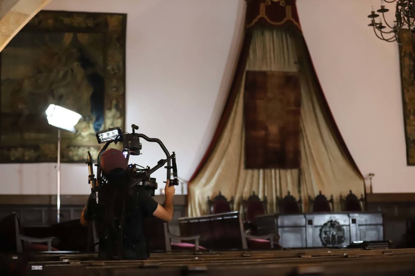 Rodaje del documental 'Palabras para un fin del mundo'