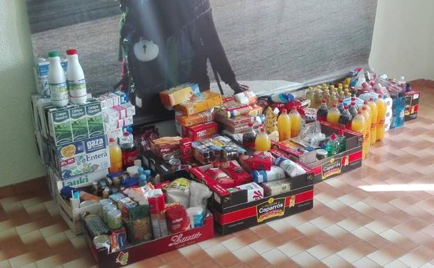 Peñaflor de Hornija se vuelca en una recogida de alimentos para Cáritas