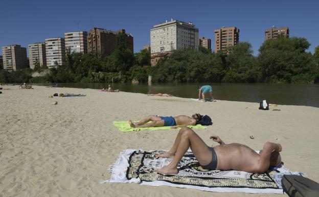 La playa de Las Moreras de Valladolid, apta para el baño desde el día 1 de julio