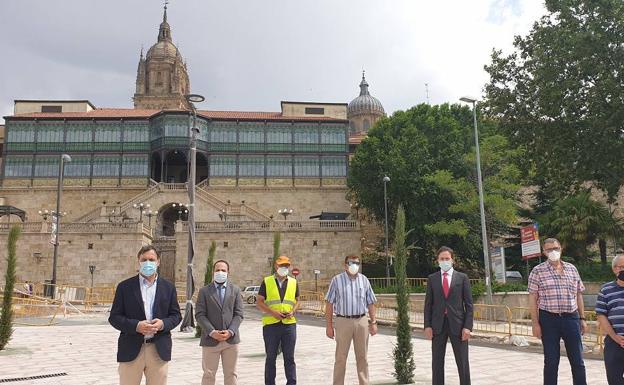 El punto de recepción de visitantes estará terminado a finales de julio