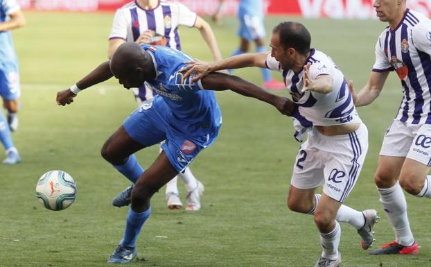 Nacho resta importancia a la mala primera parte del Real Valladolid ante el Getafe