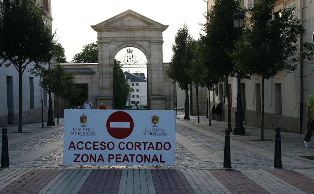 El casco histórico de La Granja será peatonal a principios de julio