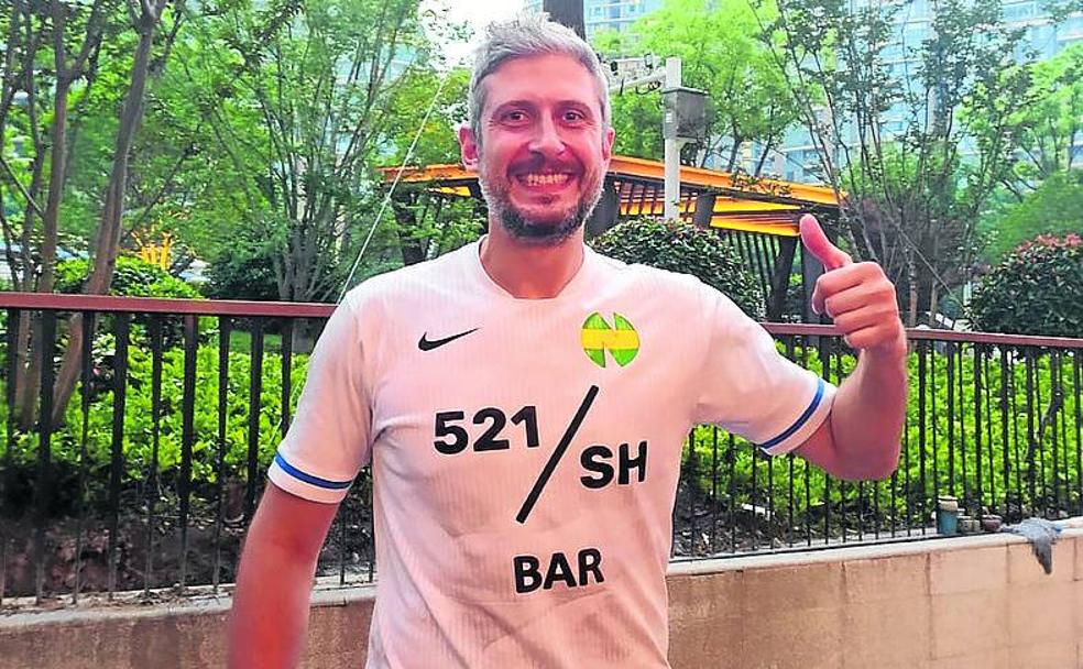 Palentino, en Shanghái: «Con el rebrote, viajar es complicado»