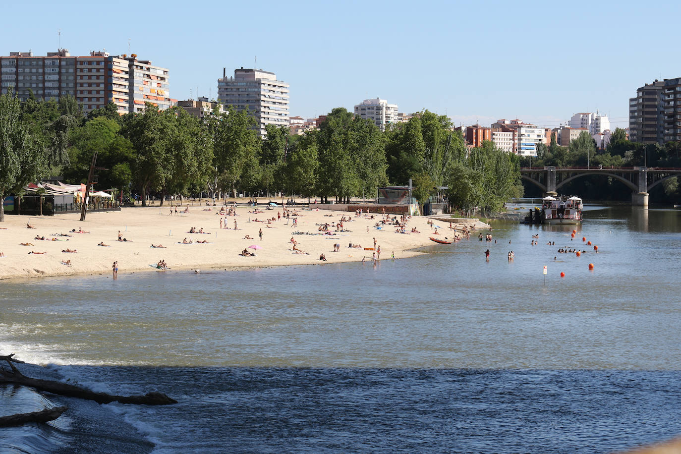 Jornada de intenso calor en Valladolid