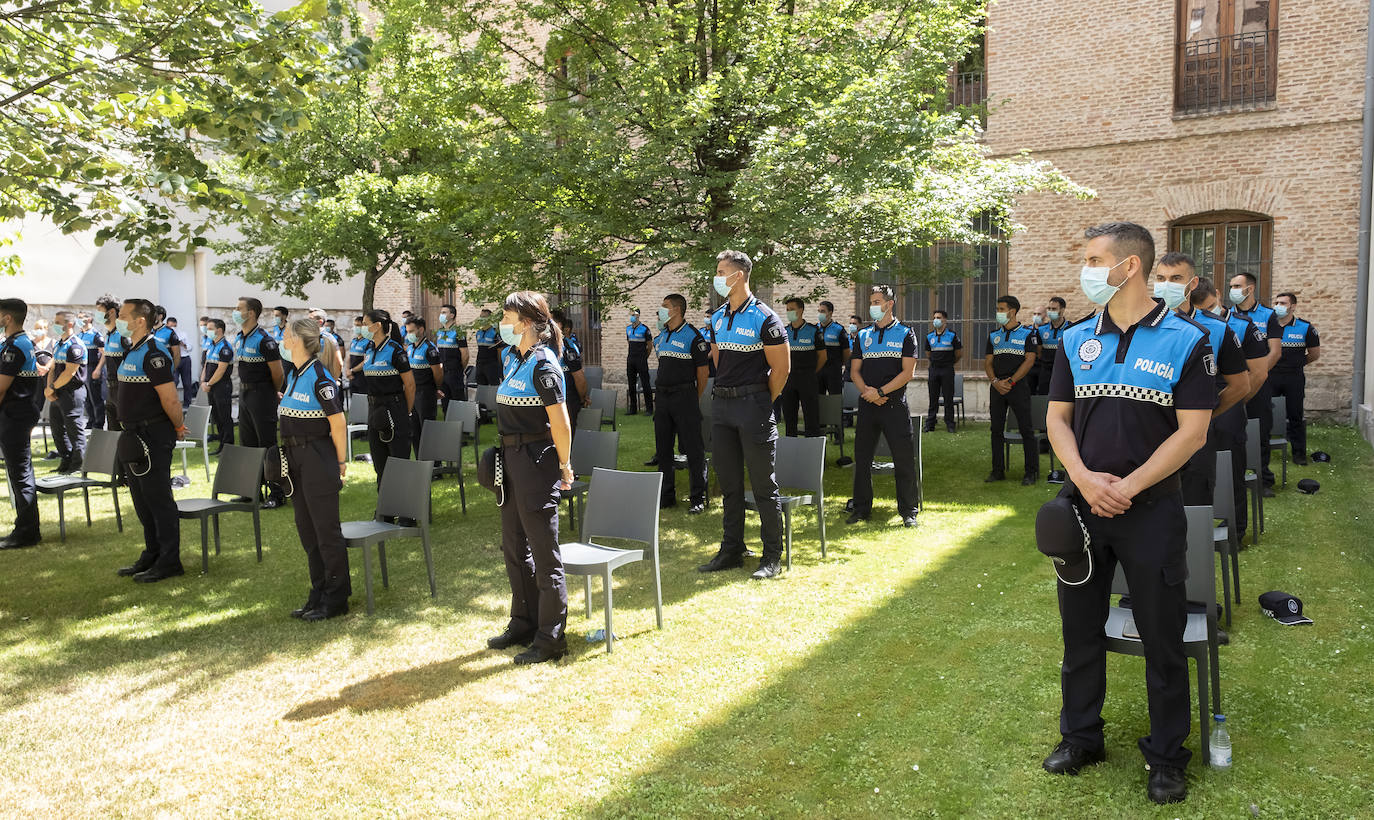 Toma de posesión de los 56 nuevos agentes de la Policía Municipal de Valladolid
