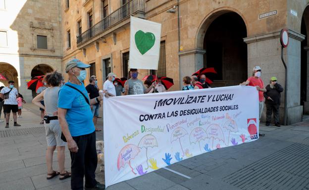 La CGT se moviliza en favor de las personas más castigadas por la pandemia