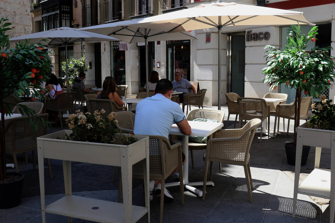 Coronavirus en Valladolid Más de 500 establecimientos piden ampliar