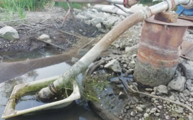 Preocupación entre los regantes del Adaja ante el escaso caudal del río desde el viernes