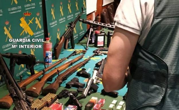 La Guardia Civil desarticula una red de tráfico de armas para el crimen organizado con tentáculos en Segovia