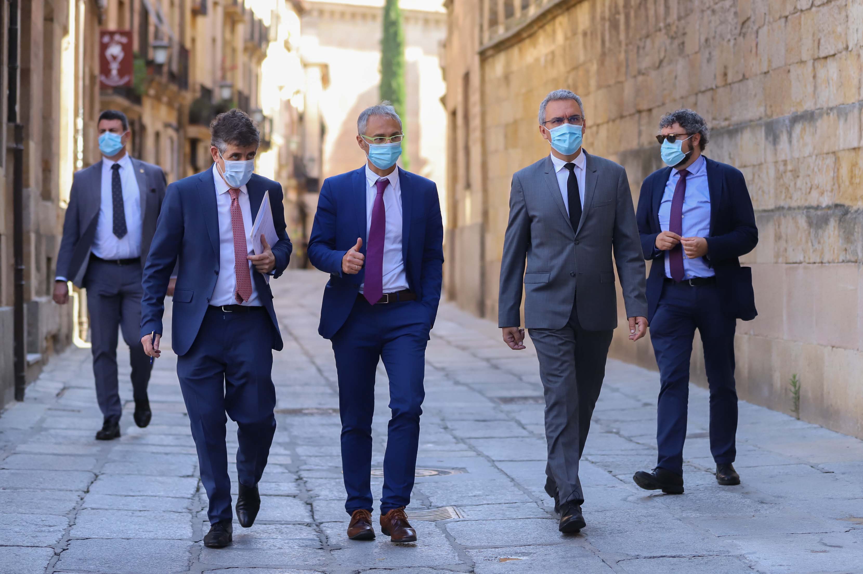 Visita de Carmen Calvo a la Universidad de Salamanca