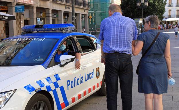 El control sobre las mascarillas eleva a seis la media diaria de multas en Segovia
