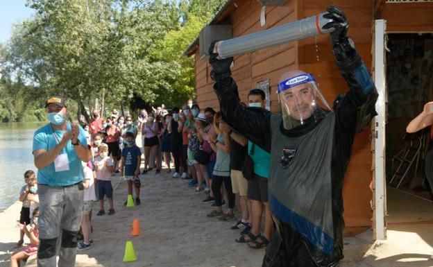 Inmersión 'diversófica' en el Pisuerga