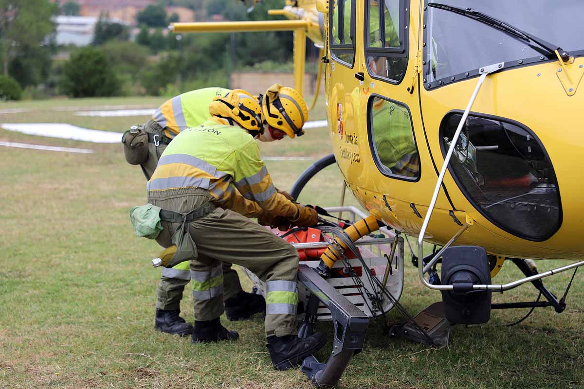 Rapidez y eficacia, los incendios también se combaten desde el aire