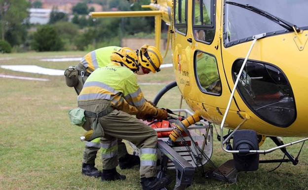 Rapidez y eficacia, los incendios también se combaten desde el aire