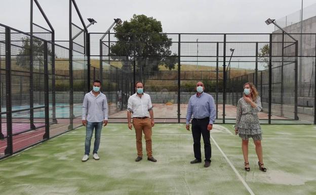 Negociaciones para realizar una gestión compartida de la pista de pádel de Ciudad Rodrigo