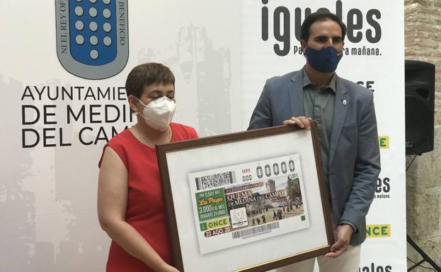 La ONCE dedica el cupón del sorteo del 20 de agosto a Medina del Campo