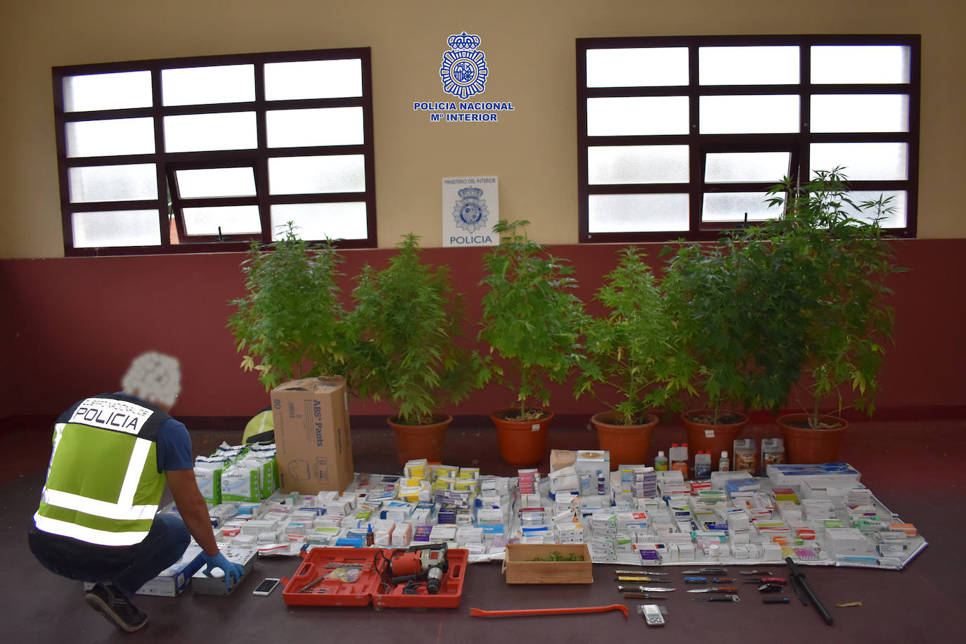 La Policía Nacional desarticula un punto de distribución de droga en Palencia