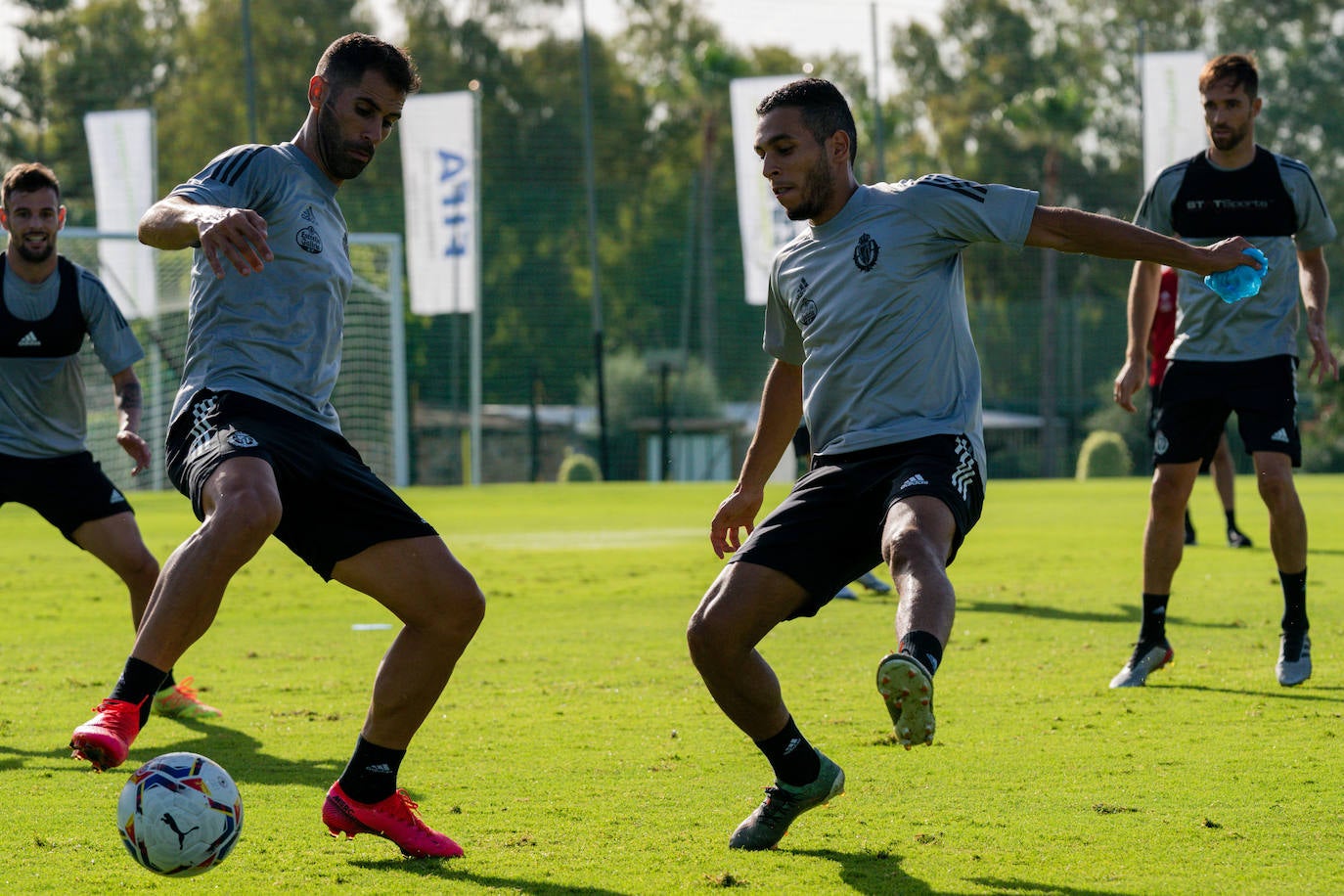 Primer entrenamiento del Real Valladolid en Marbella