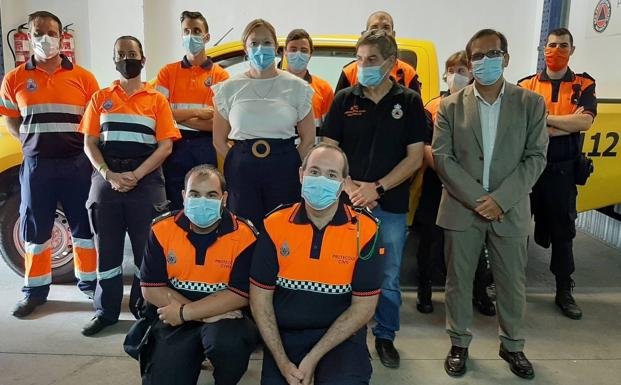 300 voluntarios de Protección Civil en Valladolid informarán a los vecinos sobre las medidas de seguridad frente al covid