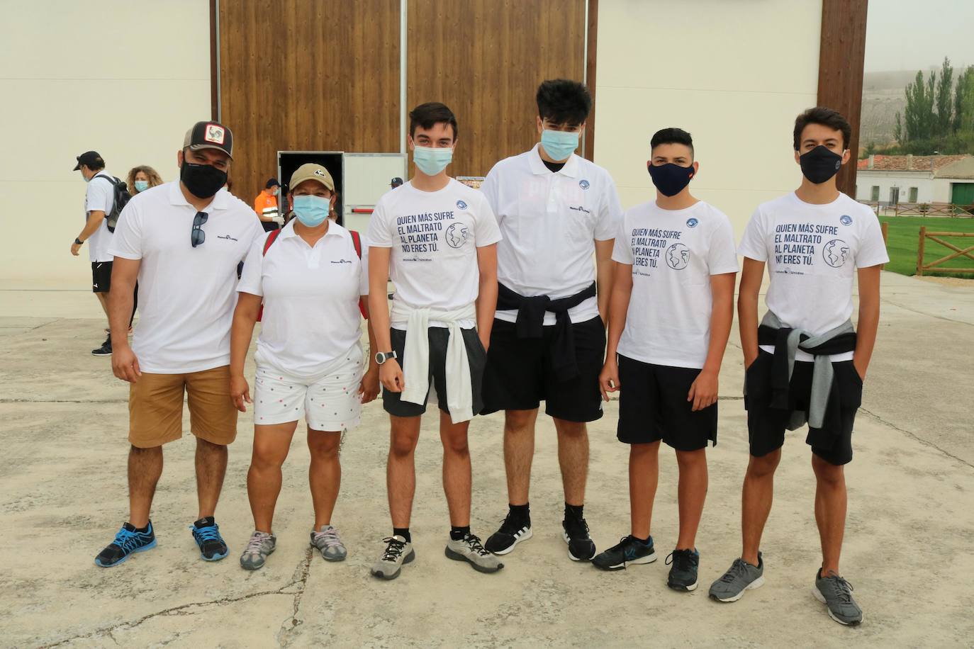 Marcha solidaria entre Baltanás y Hornillos