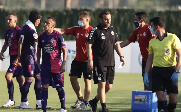 Sergio cree que el equipo estuvo mejor en el segundo tiempo