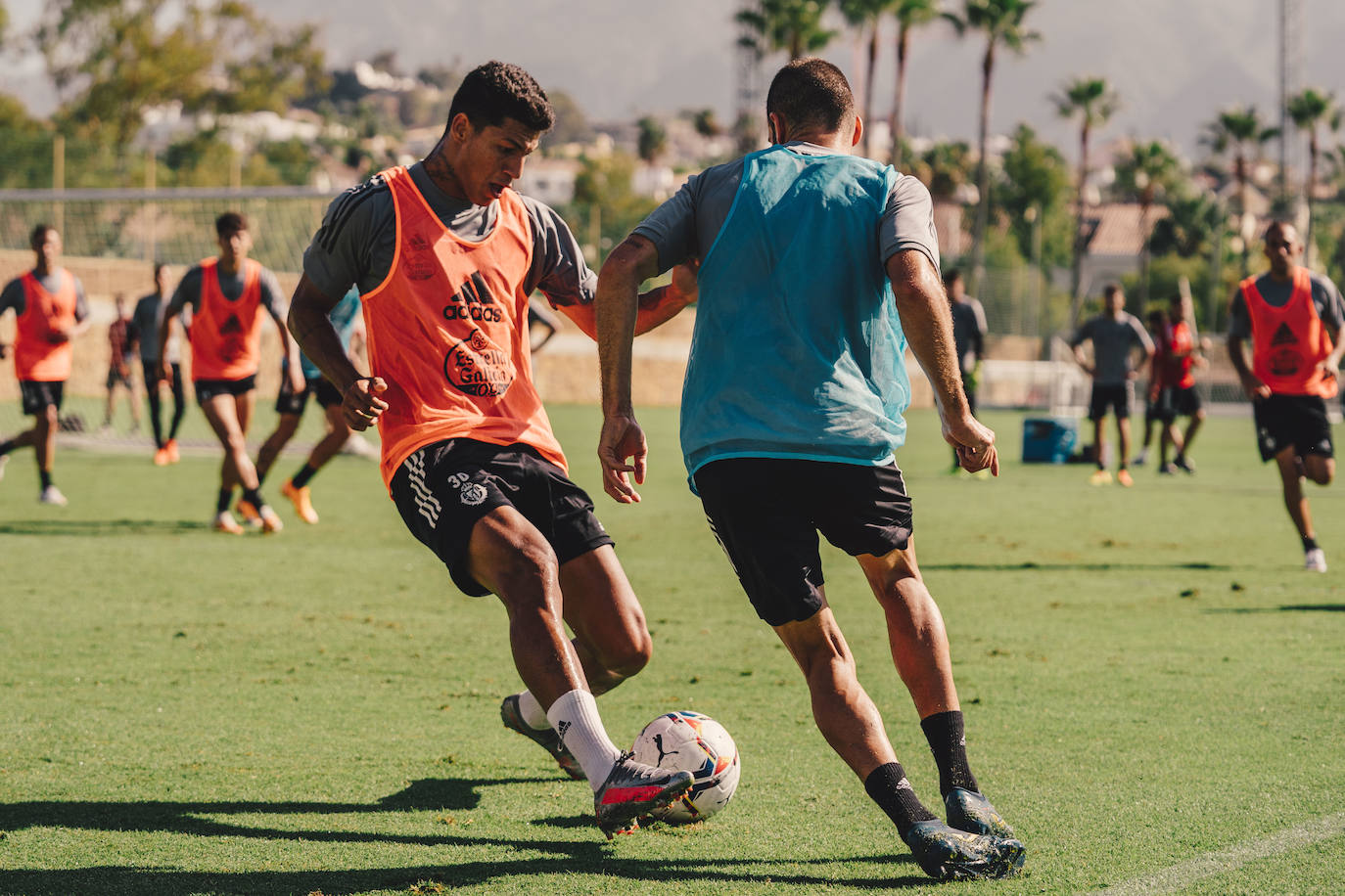 Entrenamiento del Real Valladolid en Marbella