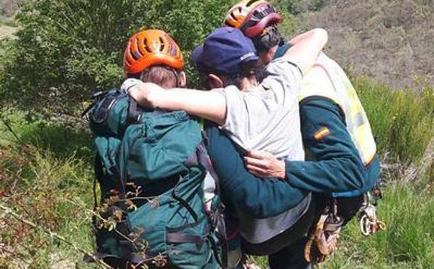 Rescatados cuatro senderistas en el Canal Mesones de Posada de Valdeón, en León