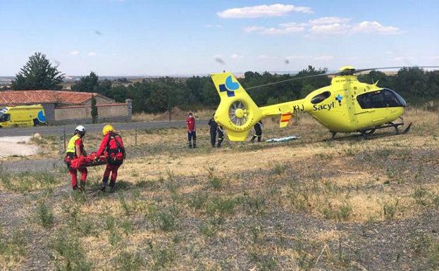 Un niño de 11 años resulta herido al caer al Chorro de Navafría desde una altura de siete metros