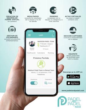 La Nacex-Liga Lapi Trofeo El Norte desarrolla una APP para la seguridad de los jugadores