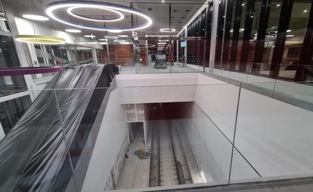 La nueva estación de trenes de León empieza a ver la luz y se aproxima a la ejecución total de la obra