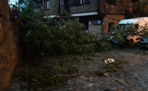 Aviso amarillo por fuertes lluvias en Salamanca y en el sur y la montaña de Ávila