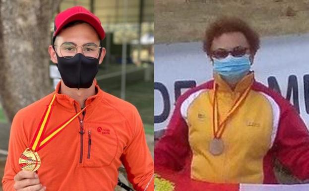 Oro para Carlos Iglesias y bronce para Rosa Hernández en el Nacional de tiro con arco de campo