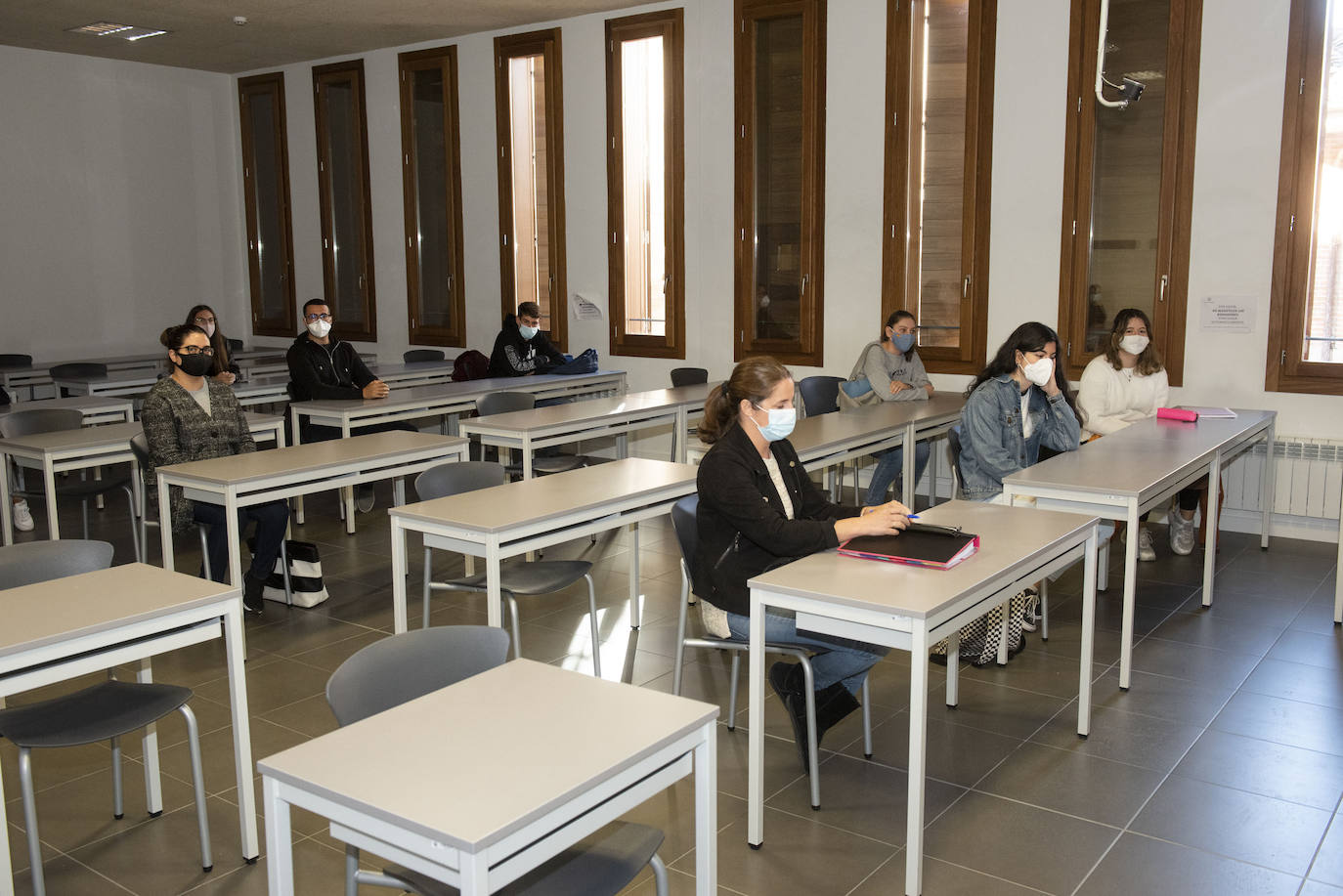 Vuelta a las aulas en el campus de la UVA en Segovia