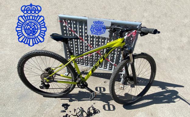 Detenido tras intentar vender en internet una bicicleta sustraida de un garaje de Salamanca