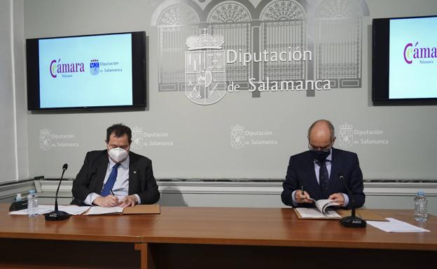 Diputación y Cámara suman esfuerzos para asesorar a las empresas de la provincia
