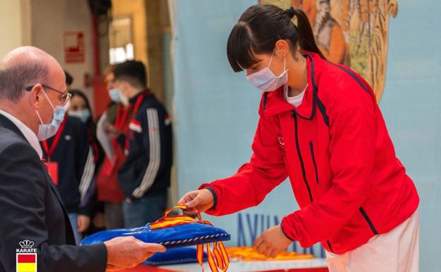 Claudia García, subcampeona en la Liga Nacional cadete