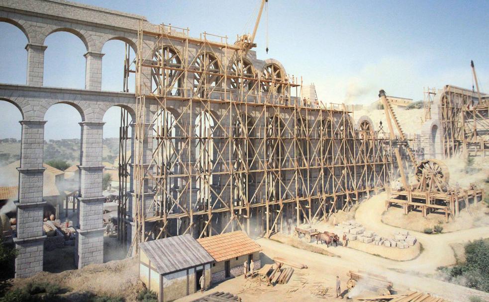 La Segovia que vio construir el Acueducto