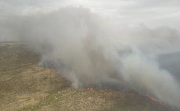 La Junta baja a nivel 0 el incendio en la provincia de Zamora