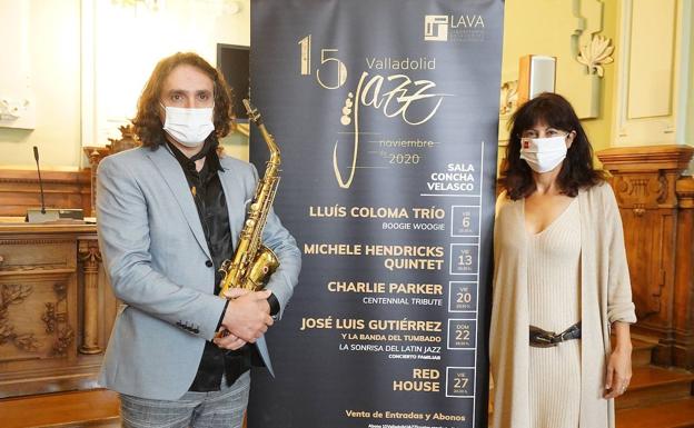 Lluís Coloma y Michele Hendricks, en el XV Festival Valladolid Jazz