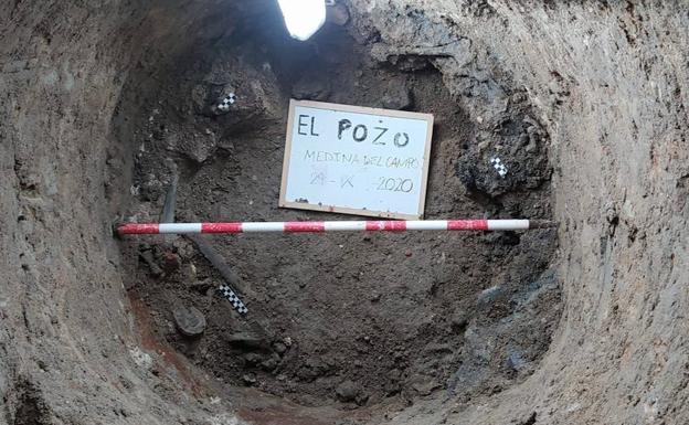Hallados restos de fusilados a 31 metros de profundidad en un pozo de Medina del Campo