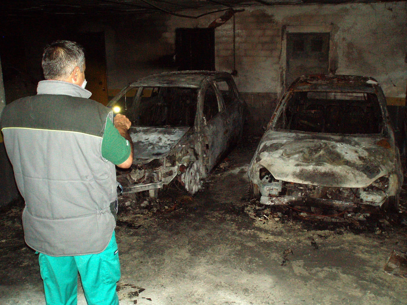 Dos incendios en menos de 24 horas en garajes de Valladolid